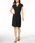 Petite Faux-Wrap Dress